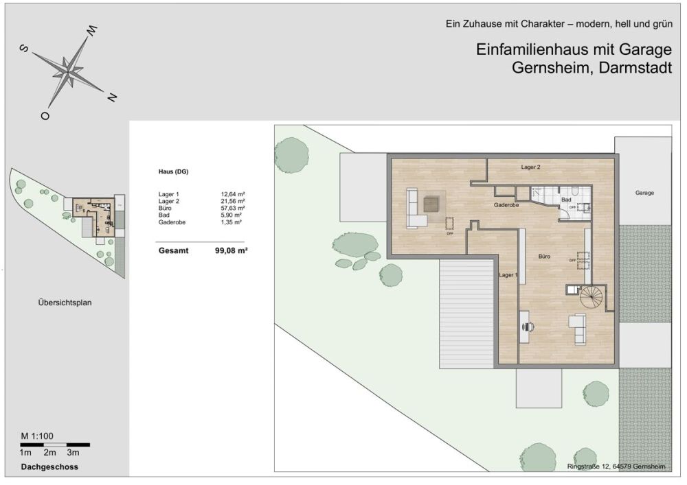 Stilvolles Einfamilienhaus mit hochwertiger Wohn & Raumausstattung