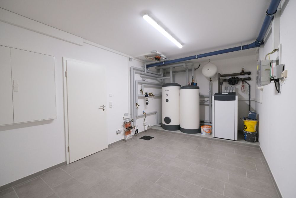 Der Heizungs- und Waschraum