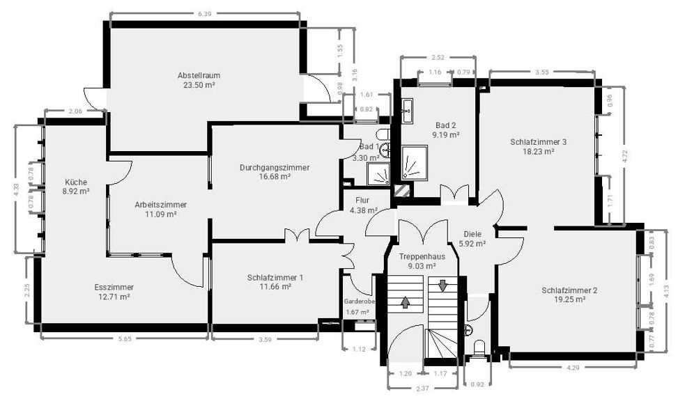Stilvolle Altbau-Villa in Citylage mit drei Wohneinheiten – klassischer Charme trifft auf moderne Wohnqualität