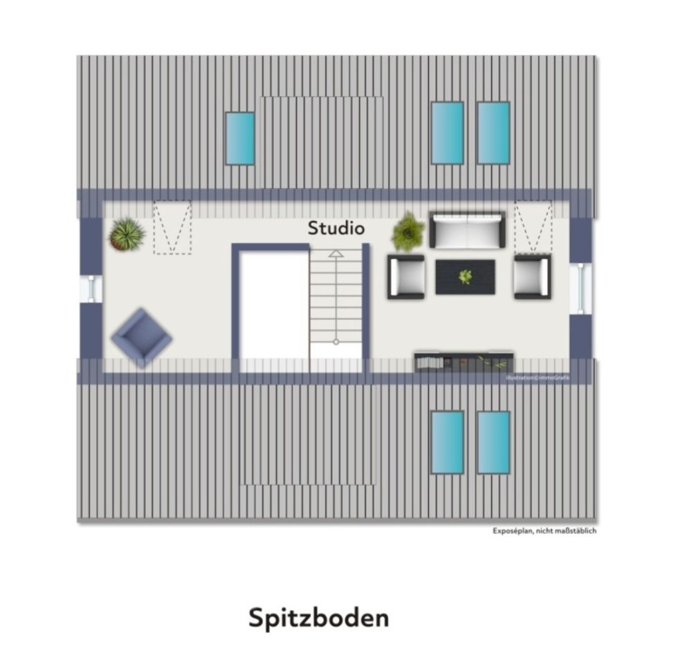 Grundriss nicht maßstabsgerecht