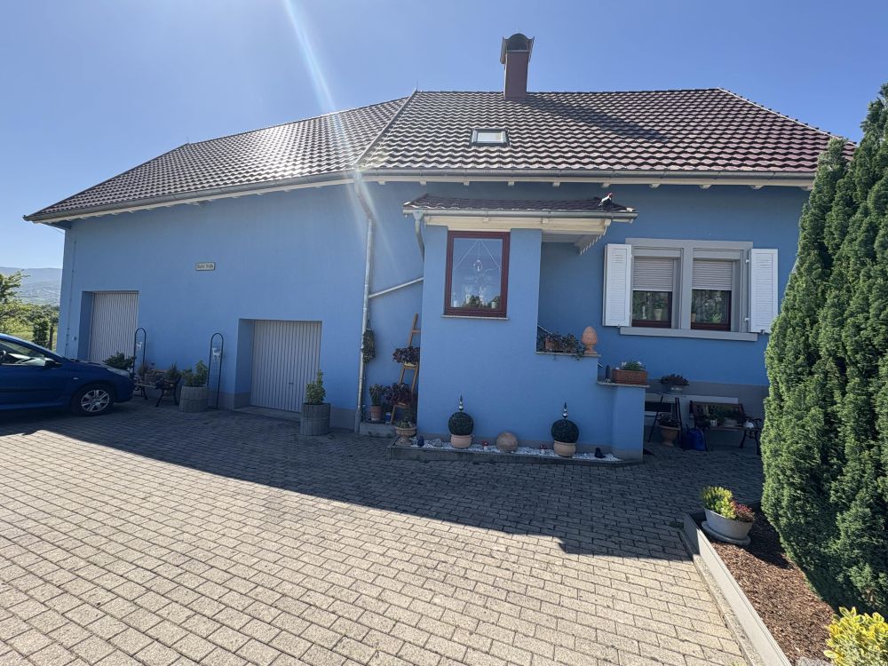 Zwei Wohnhäuser auf großem Grundstück