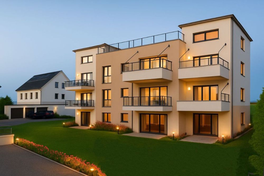 3-Zi.-Erdgeschosswohnung mit Terrasse und ca. 44 m² Gartenanteil