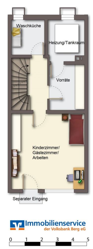Geräumiges Reihenmittelhaus in Kürten-Biesfeld