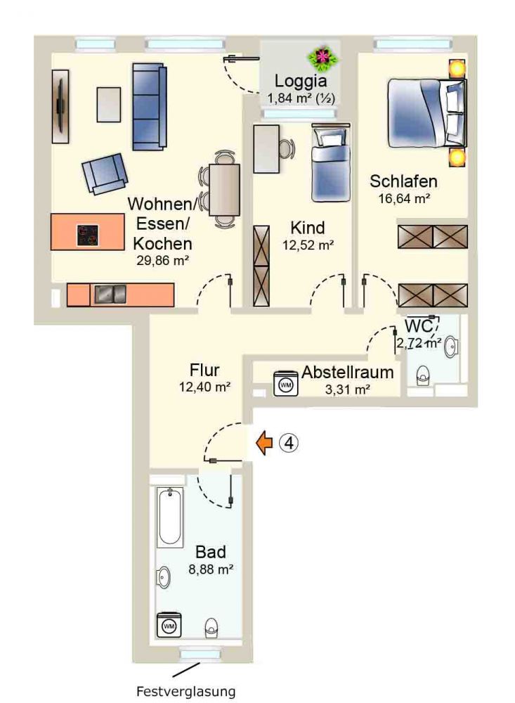 Neubau Wohnpark  "Am Meisteranger"                       Neubau 3,0-Zimmer-Eigentumswohnung Weilheim