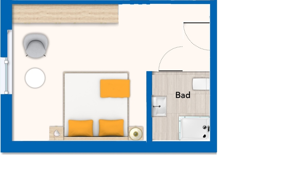 Sichere und solide Kapitalanlage! 1-Zimmer Appartement in einer Pflegeeinrichtung