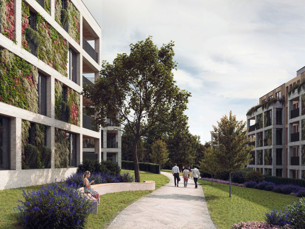 Reihenhäuser im EmsAuenQuartier - Zentrum für mehr Geschichte, Zukunft sowie für mehr gemeinsam