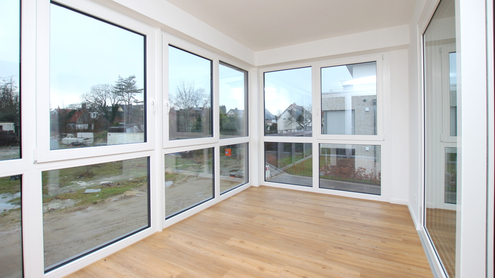 Stilvolle 3-Zimmer-Neubau-Wohnung im OG mit Wintergarten in zentraler Lage von Varel nahe Dangast
