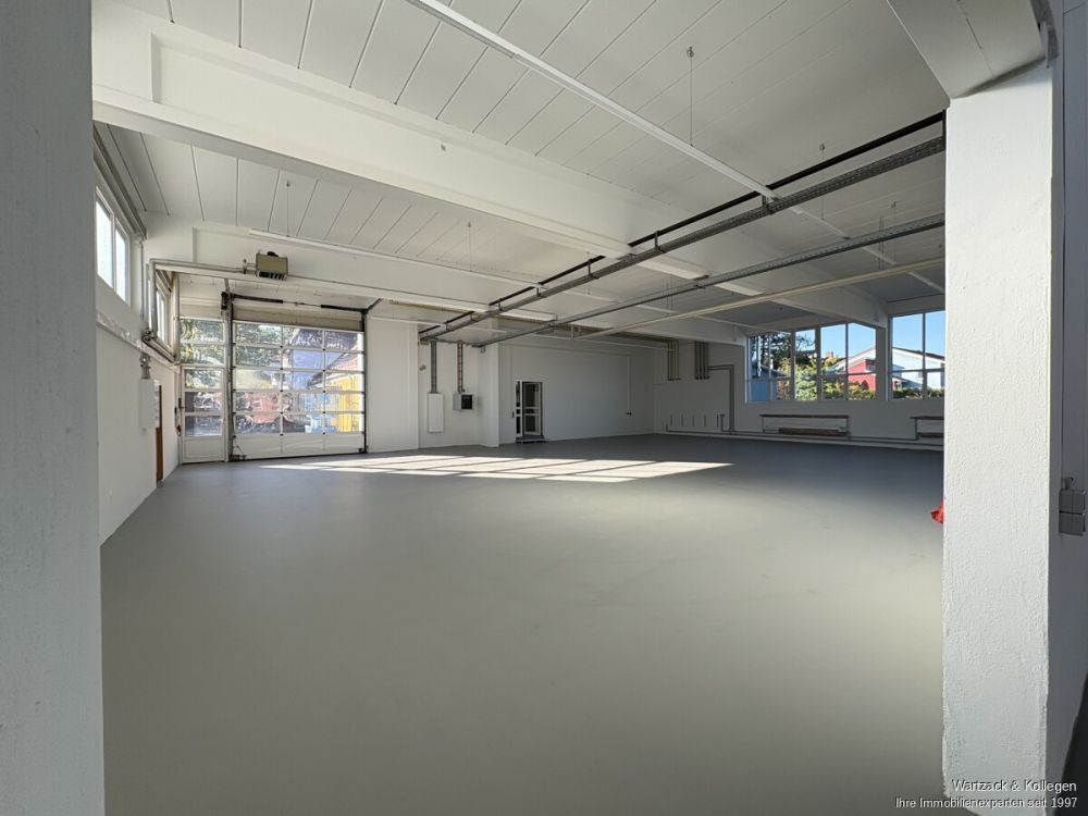 Vollständig neu renovierte Produktionshalle 
- zusätzliche Hallen- bzw. Büroflächen möglich