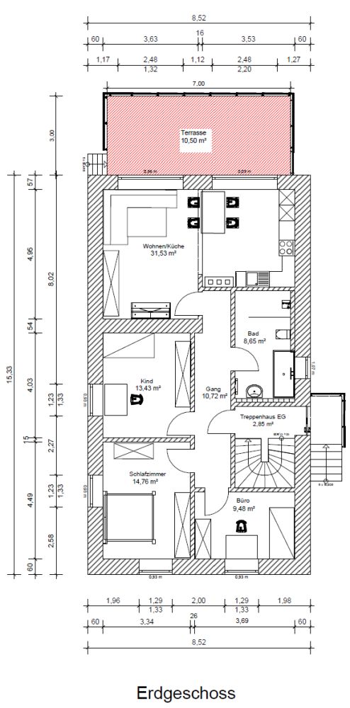 Wir bieten in Mantel 
ein kernsaniertes Mehrfamilienhaus 
mit hochwertiger Ausstattung!