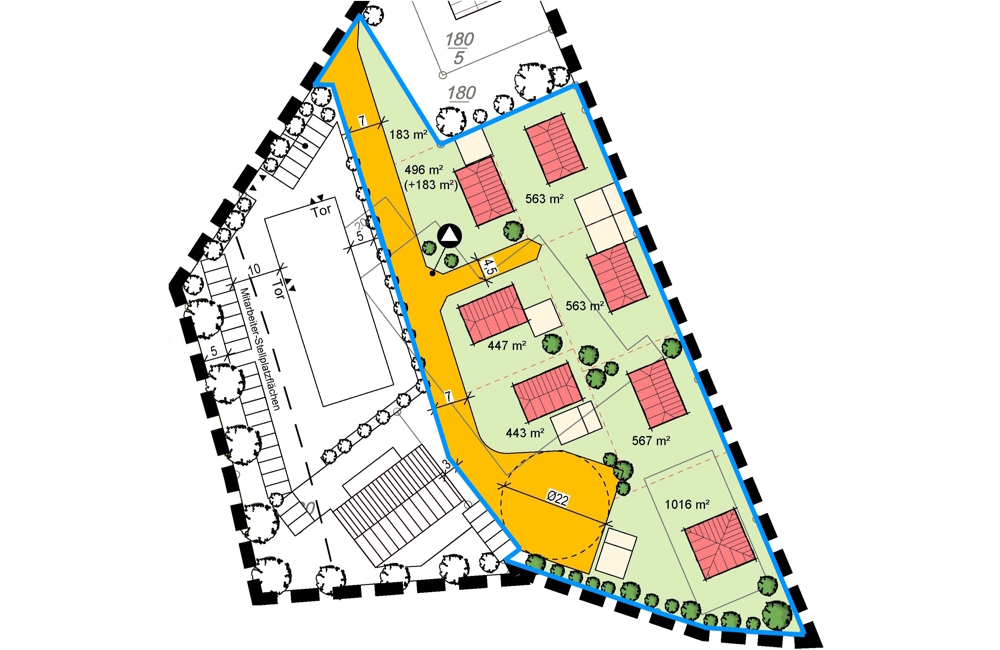 Achtung Bauunternehmer! Großes Grundstück zur Bebauung mit Einzel-/Doppelhäusern in Bad Zwischenahn