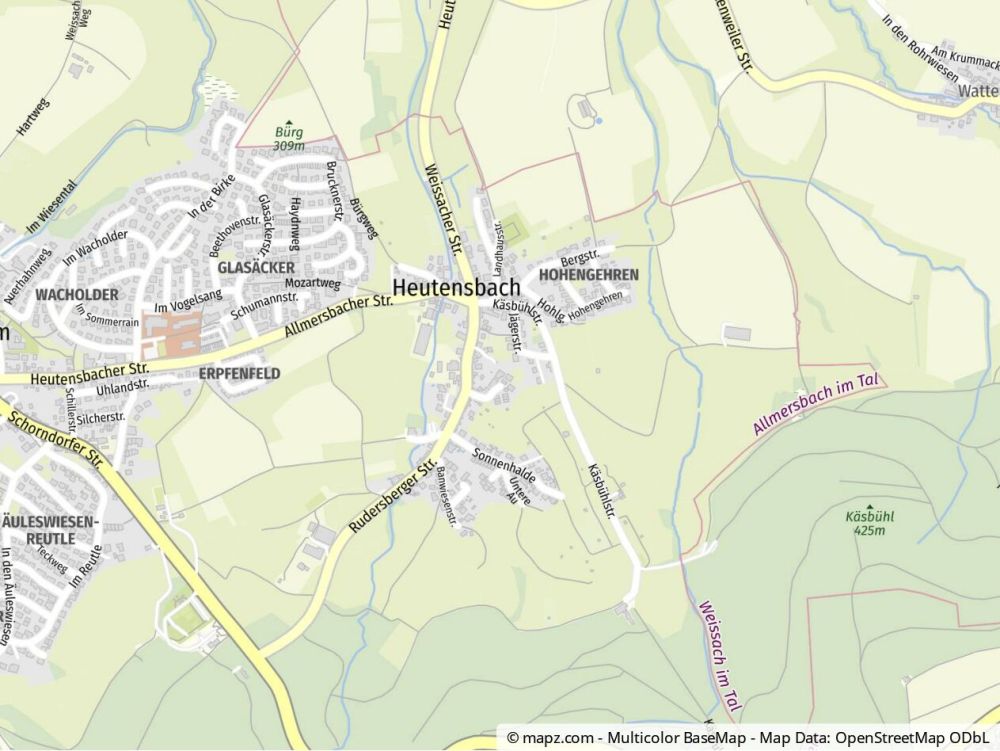 Geolyzer Kartenausschnitt