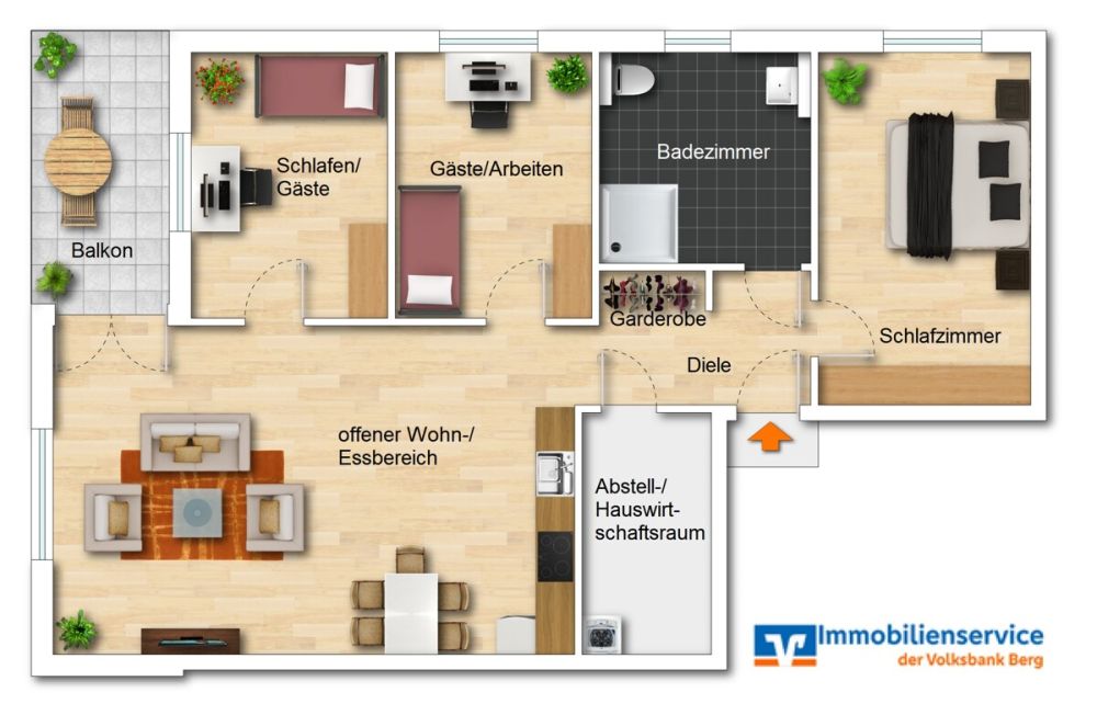 Neubau-Eigentumswohnung in
zentraler Wohnlage von Lindlar