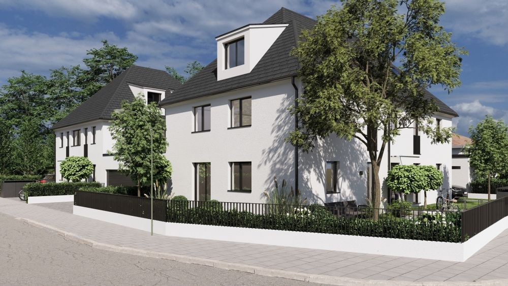 Exklusiver Neubau, zwei villenartige, moderne Häuser mit jeweils 4 Wohnungen in Untermenzing