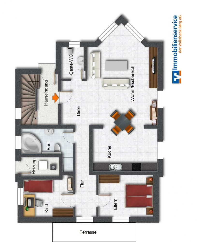 Zwei-/Dreifamilienhaus in Ortsrandlage von Kürten