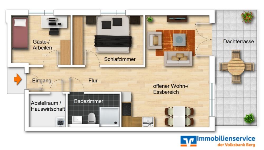 Grundriss Wohnung Nr. 12