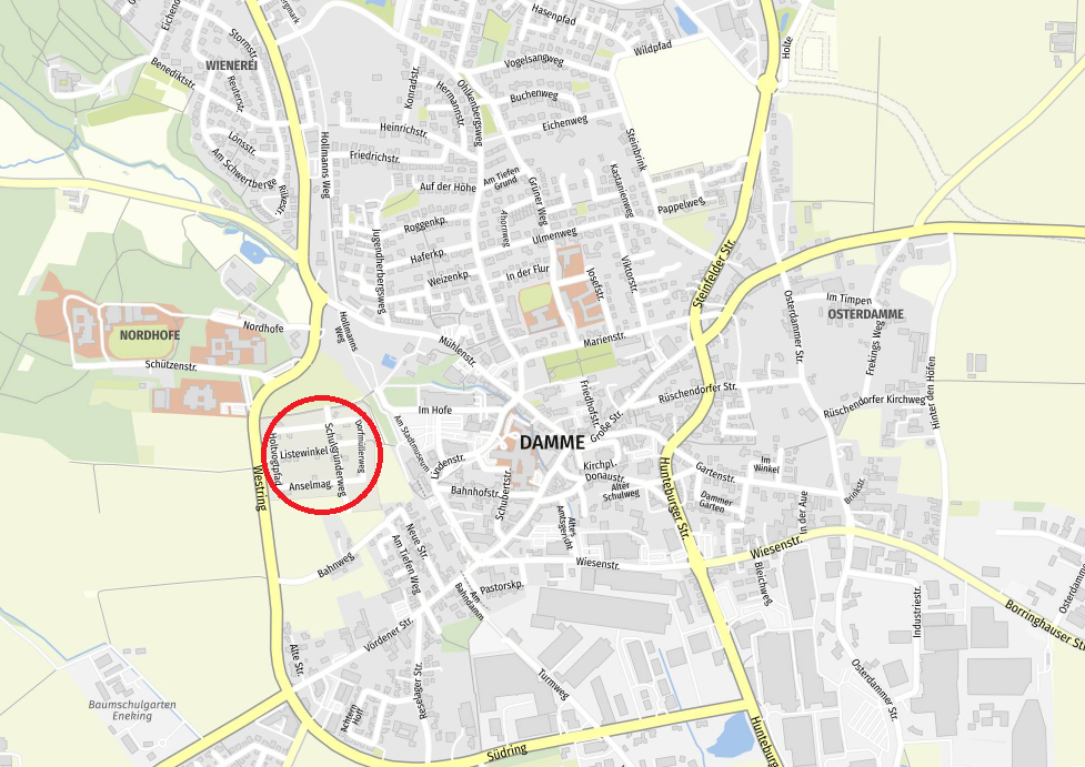 Jetzt zuschlagen: Freie Baugrundstücke in Damme! - Baugebiet ,,Westlich der Bahn"