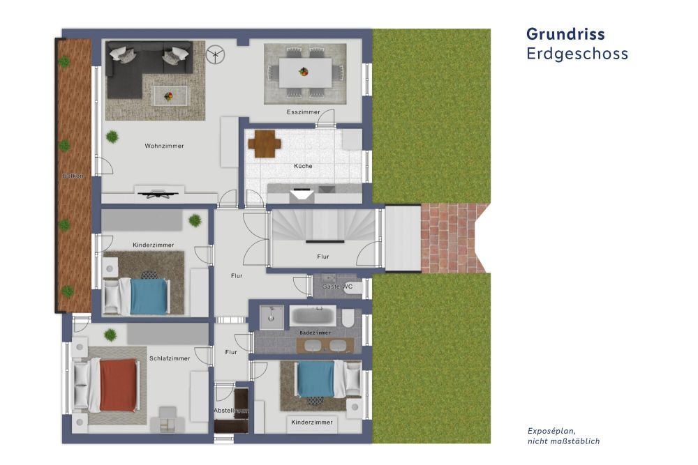 Repräsentatives Mehrfamilienhaus in Reinheim/Zeilhard - Großzügig, vielseitig und sofort bezugsfrei