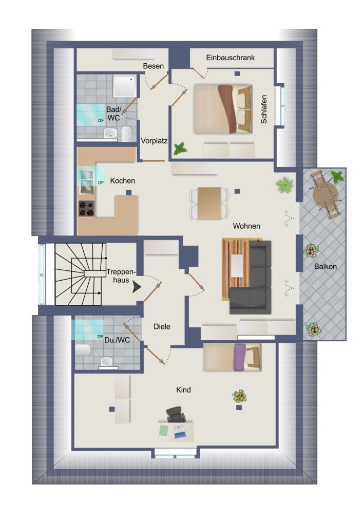 Ein Lebens(t)raum über den Dächern Weilheims