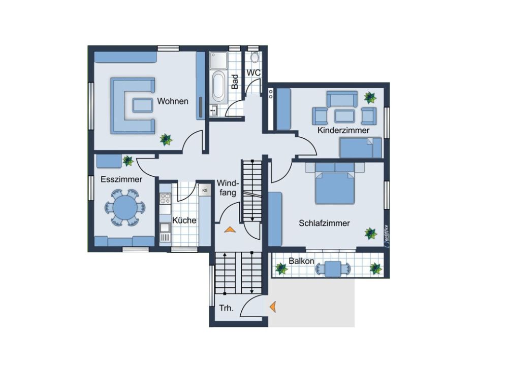 Grundriss Erdgeschoss