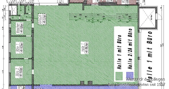 Vollständig neu renovierte Produktionshalle 
- zusätzliche Hallen- bzw. Büroflächen möglich