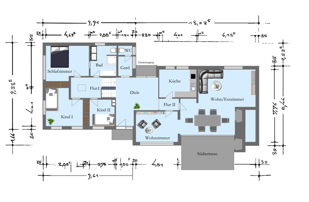Charmantes Landhaus mit Nebengebäude und Parkgrundstück in idyllischer Wohnlage in Bad Zwischenahn
