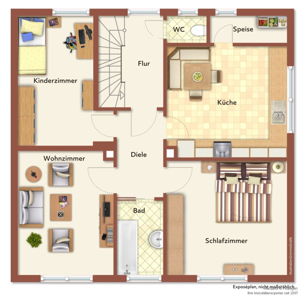 Interessante Kapitalanlage - Doppelhaus mit 2 Wohnungen und einer Doppelhaushälfte in Büchenbach