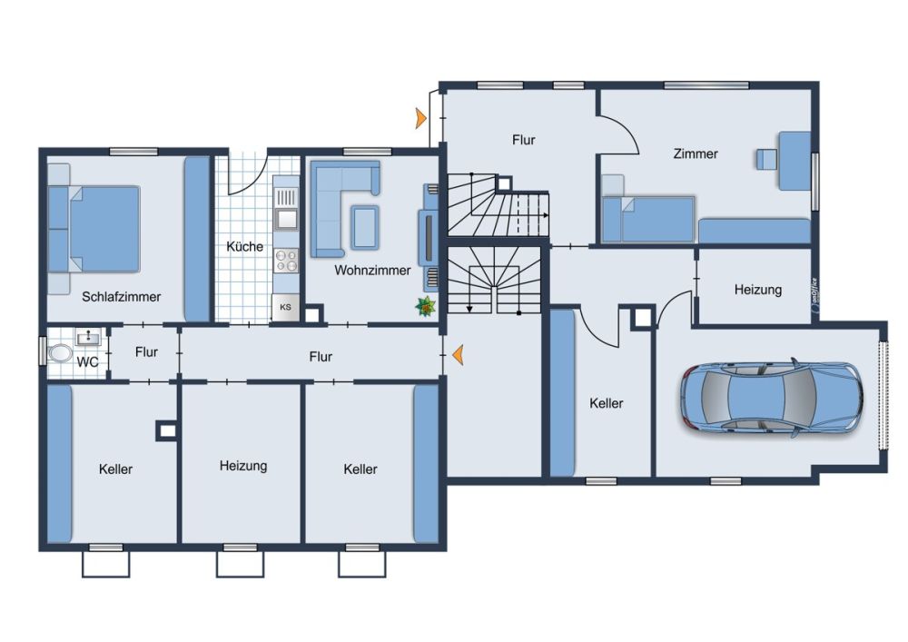 Grundriss Untergeschoss