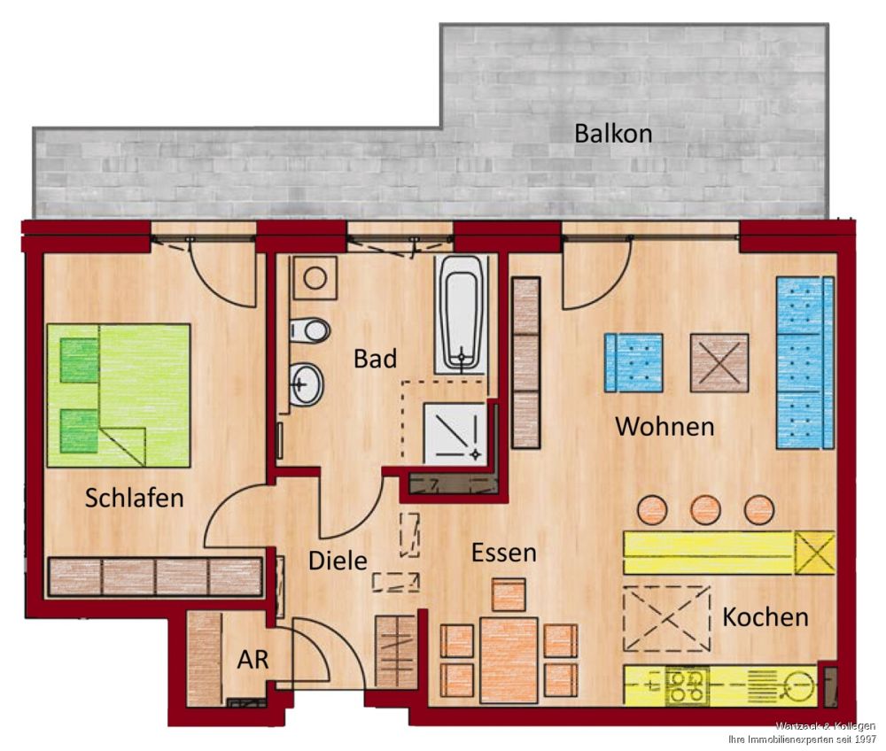 Grundriss Wohnung 12