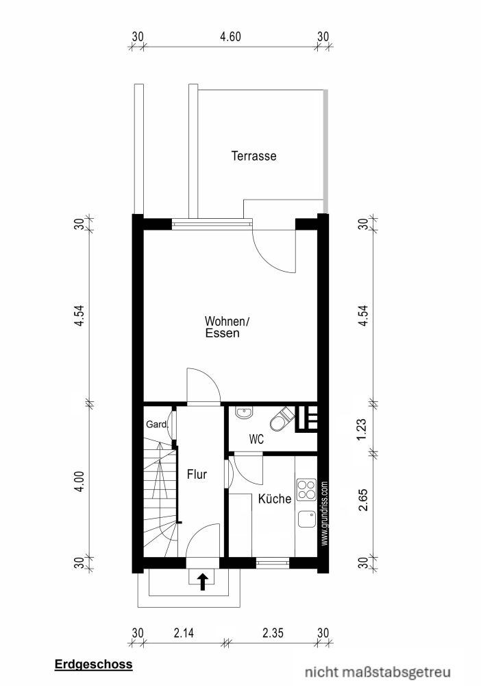 SMARTES MITTELHAUS FÜR DIE KLEINE FAMILIE