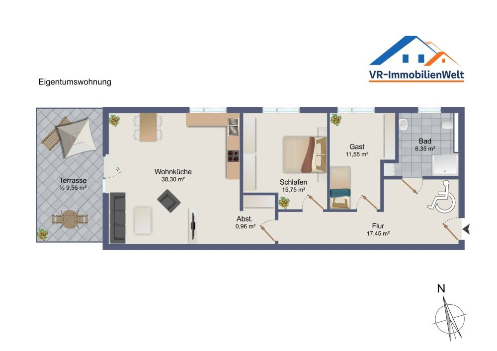 Traumhafte Erdgeschosswohnung in Nörten-Hardenberg – modern und barrierefrei