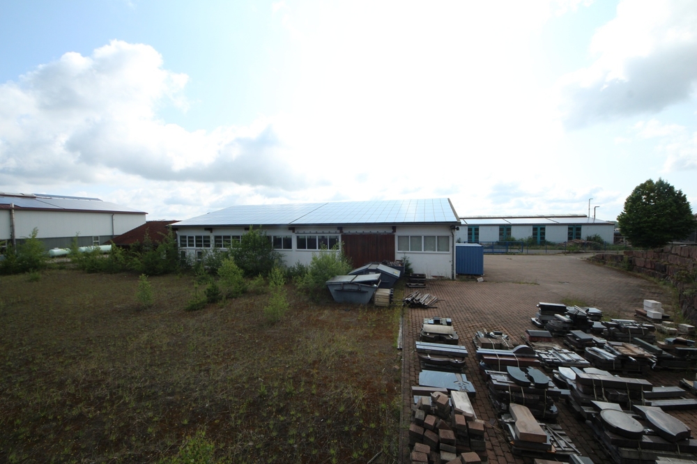 Ansicht Halle 4 und 3