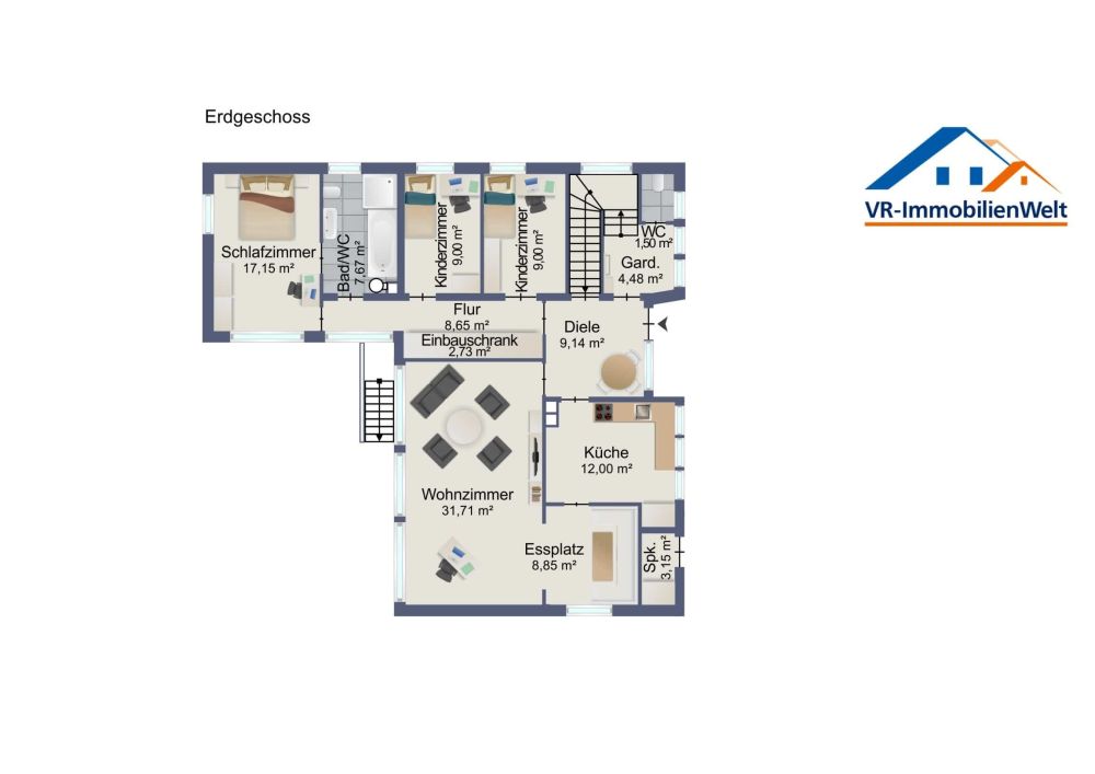 Grundriss Erdgeschoss