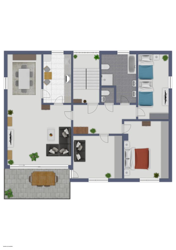 Hier haben Sie viel Platz und Ruhe für die große Familie oder zwei Generationen!