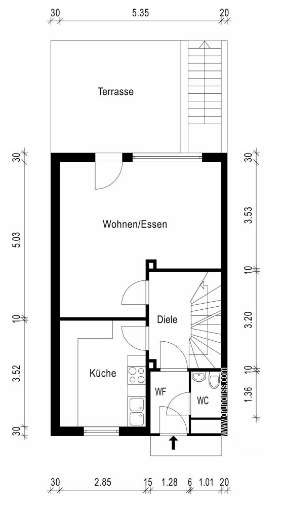 Grundriss Erdgeschoss