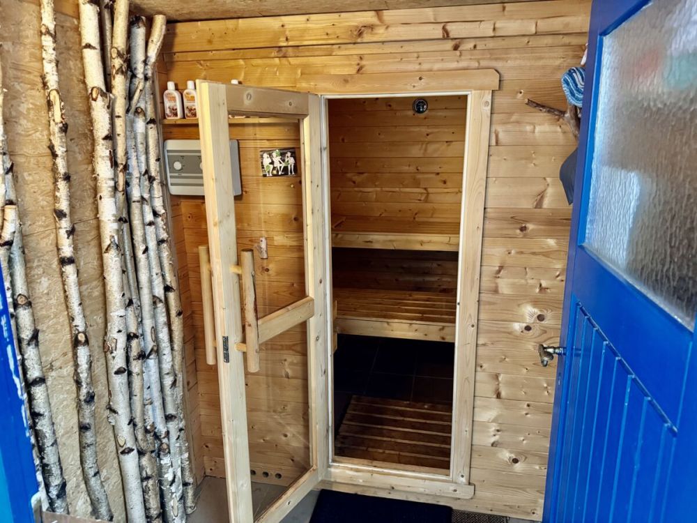 Sauna im Nebengebäude