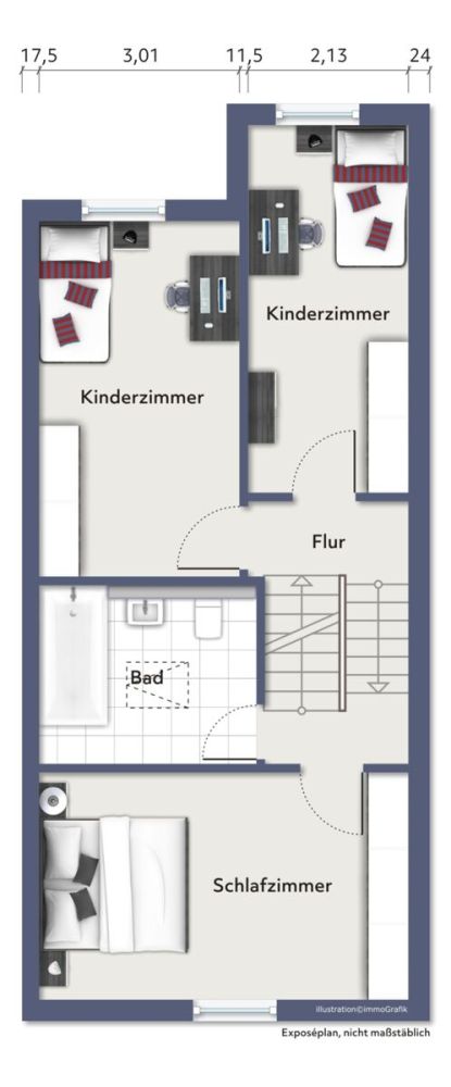 Grundriss 1. Obergeschoss