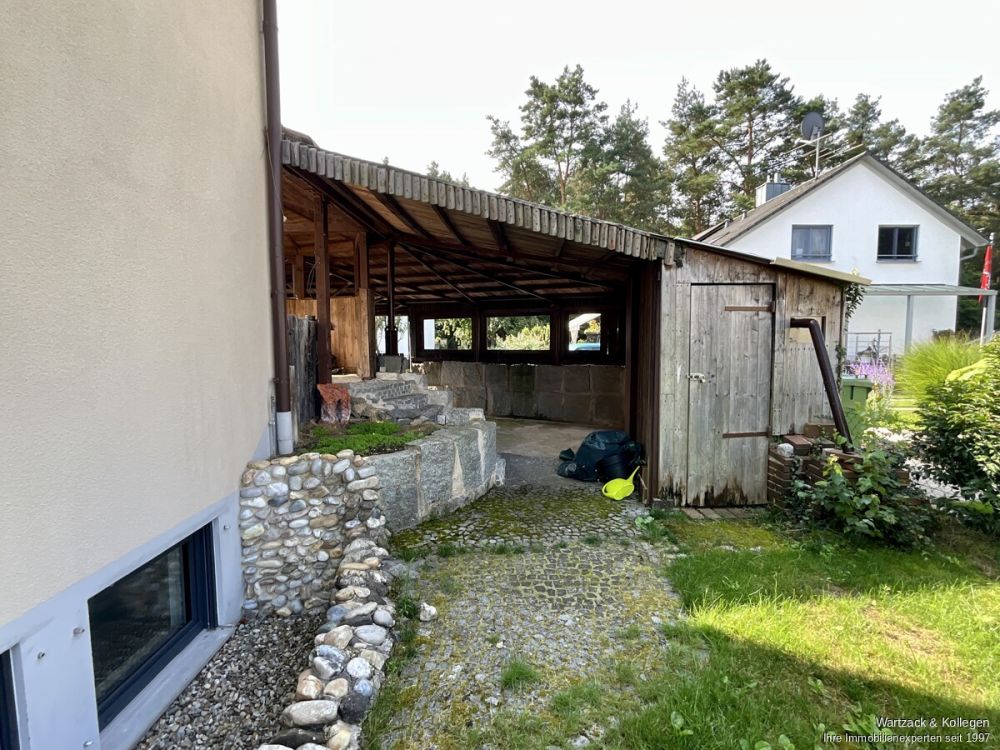 Garten im hinteren Bereich