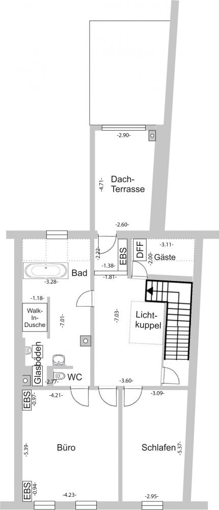 3. Obergeschoss - Wohnung