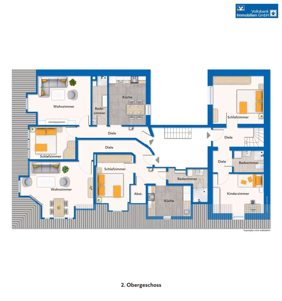 7 Parteienhaus mit schönem Innenhofgarten und Car-Ports in Duisburg Mittelmeiderich