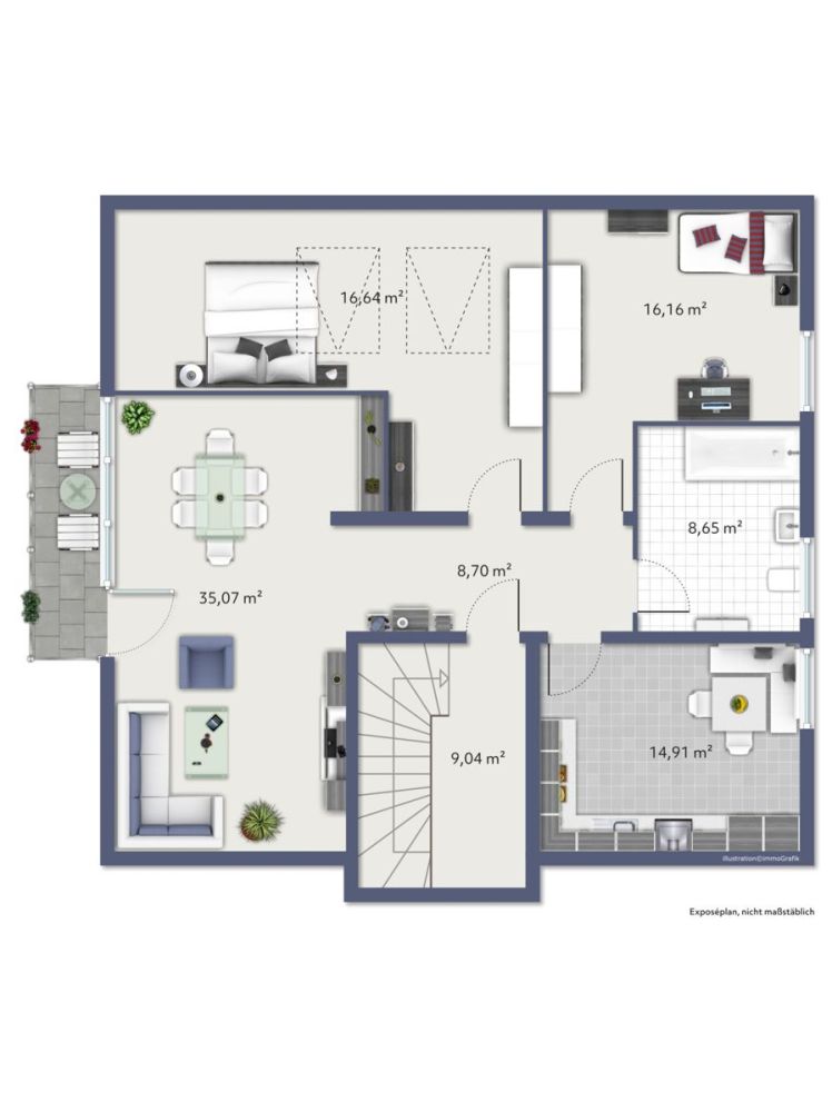 Gartenparadies - Zweifamilienhaus mit Einliegerwohnung