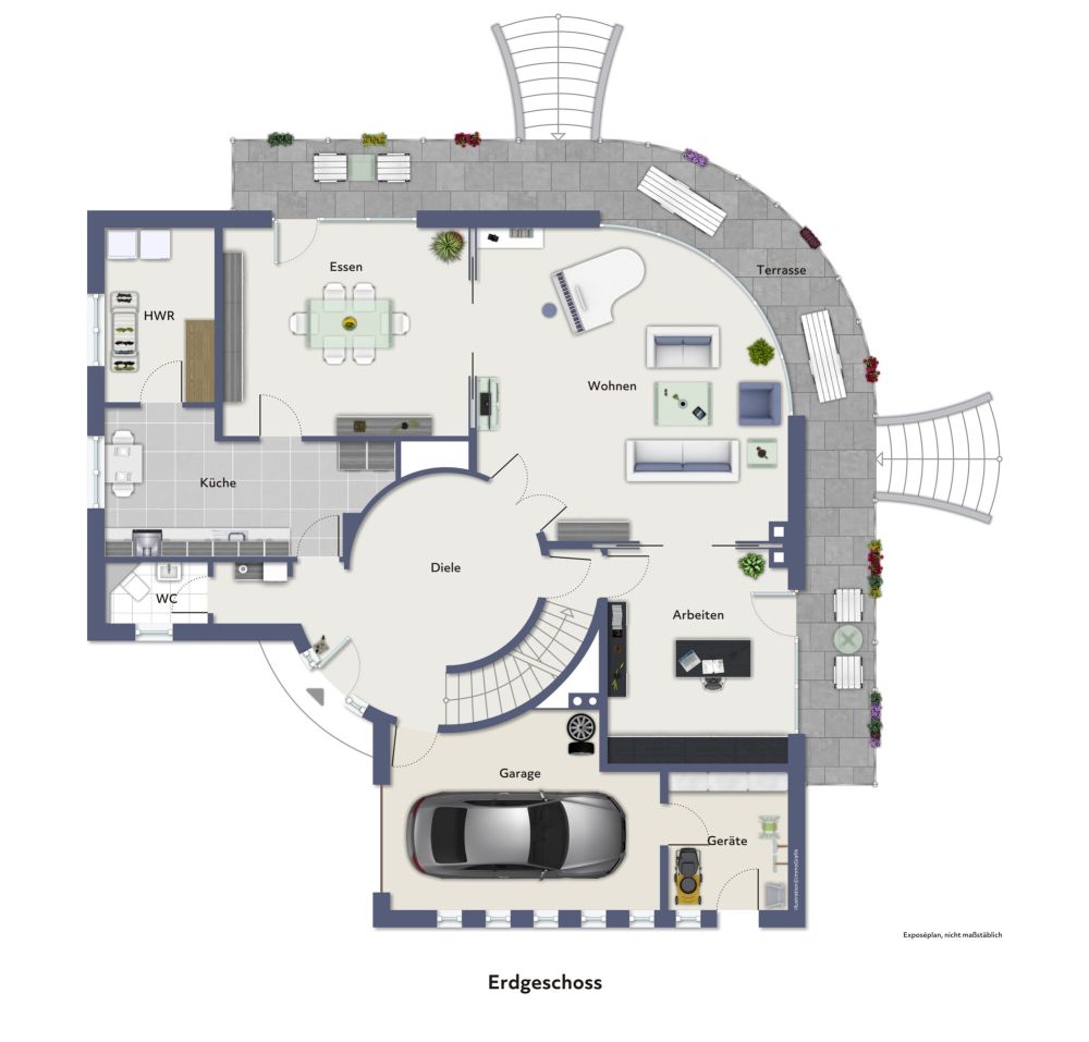 Architektonisches Juwel im Grünen – Ihre Villa in Hörstel! (24)