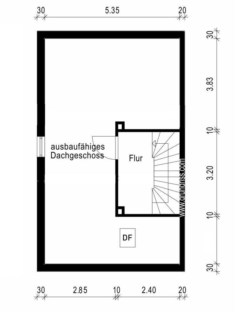 Grundriss Dachgeschoss