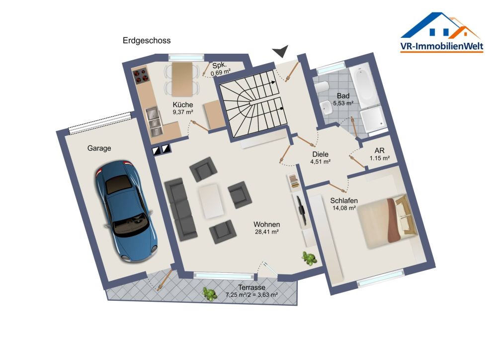 Zweifamilienhaus in zentraler Lage