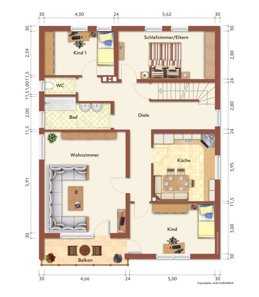 Viel Platz für Familie, 
Beruf oder Hobby!
Zweifamilienhaus mit Stall 
und weiteren Nebengebäuden