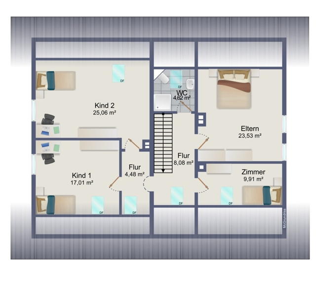 Grundriss Dachgeschoss