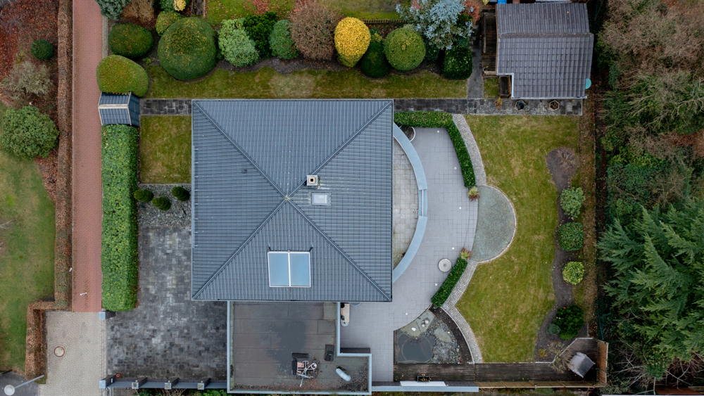 Drohnenaufnahmen der Immobilie