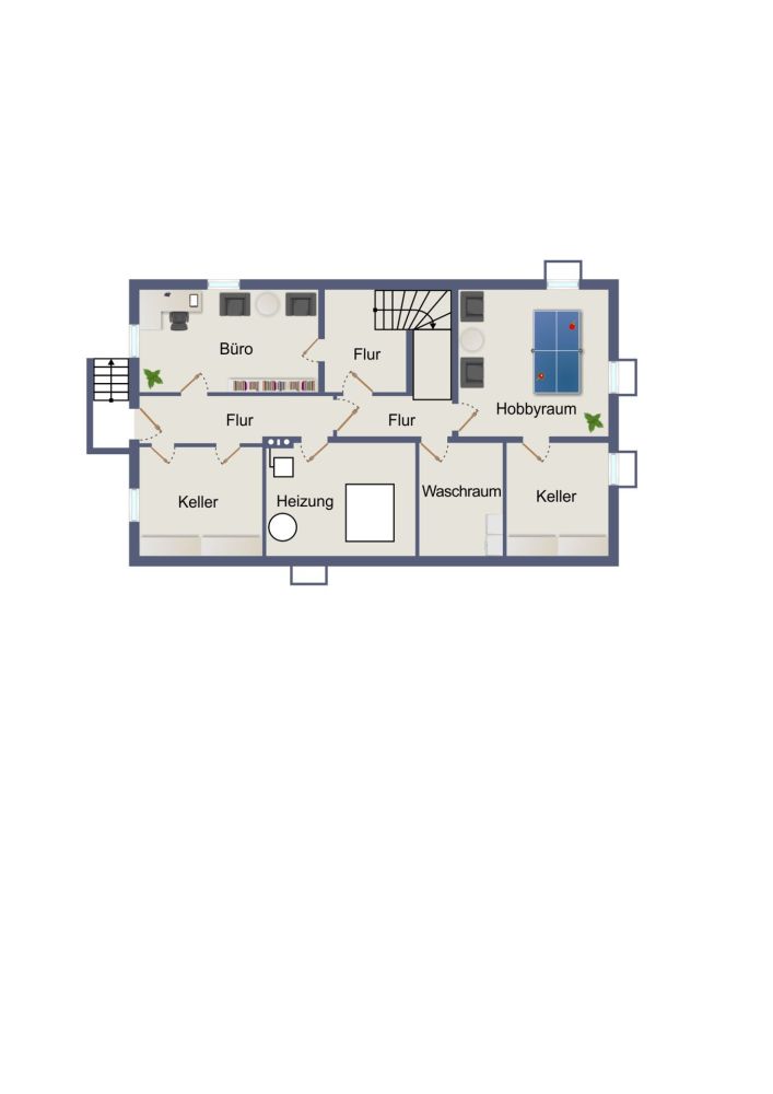 Modernes Mehrfamilienhaus mit Wohn- und Gewerbenutzung
