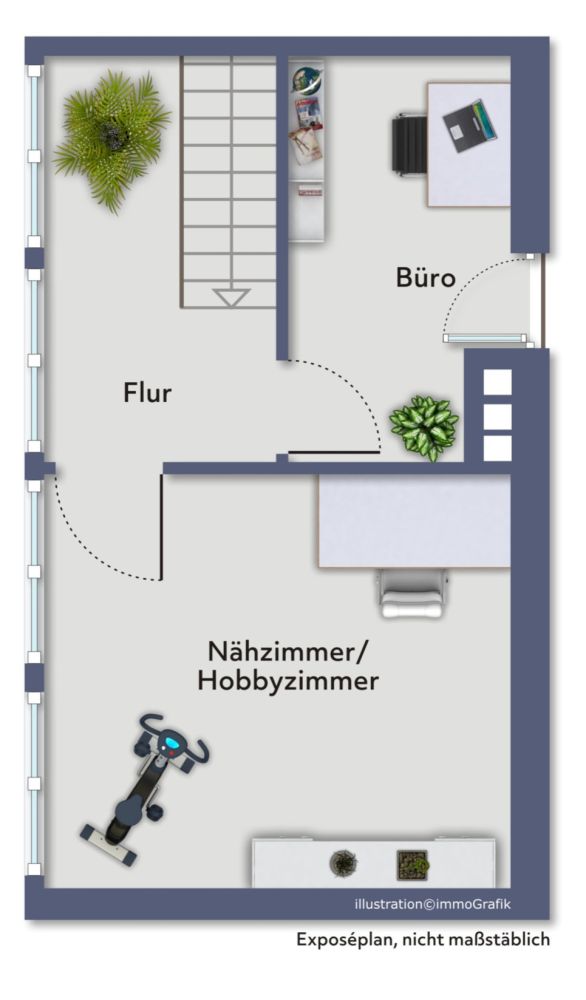 Dachgeschoss Wohnfläche