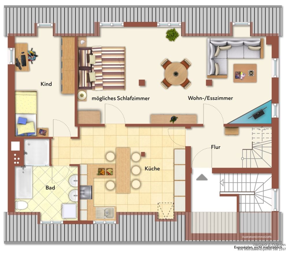 Einzigartige Wohnung 
in der Rohrersmühle!