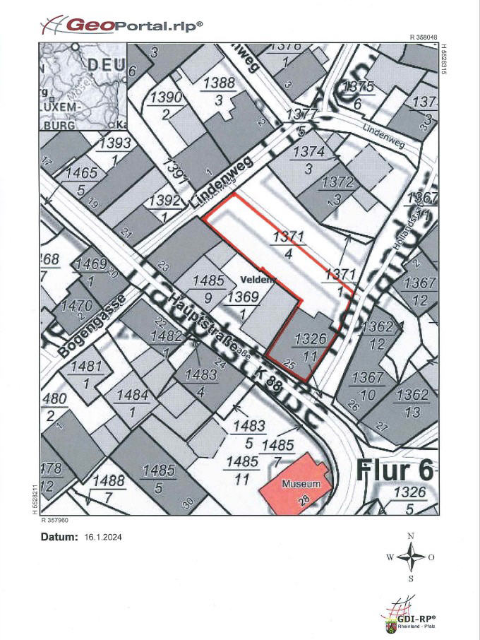 Altes Rathaus in Veldenz - Denkmalschutz